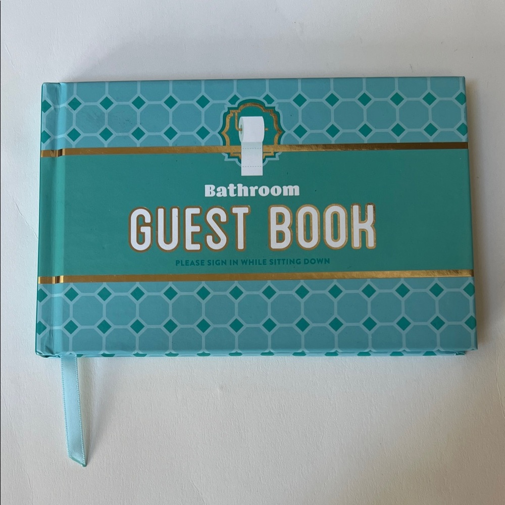 Knock Knock Bathroom Guestbook